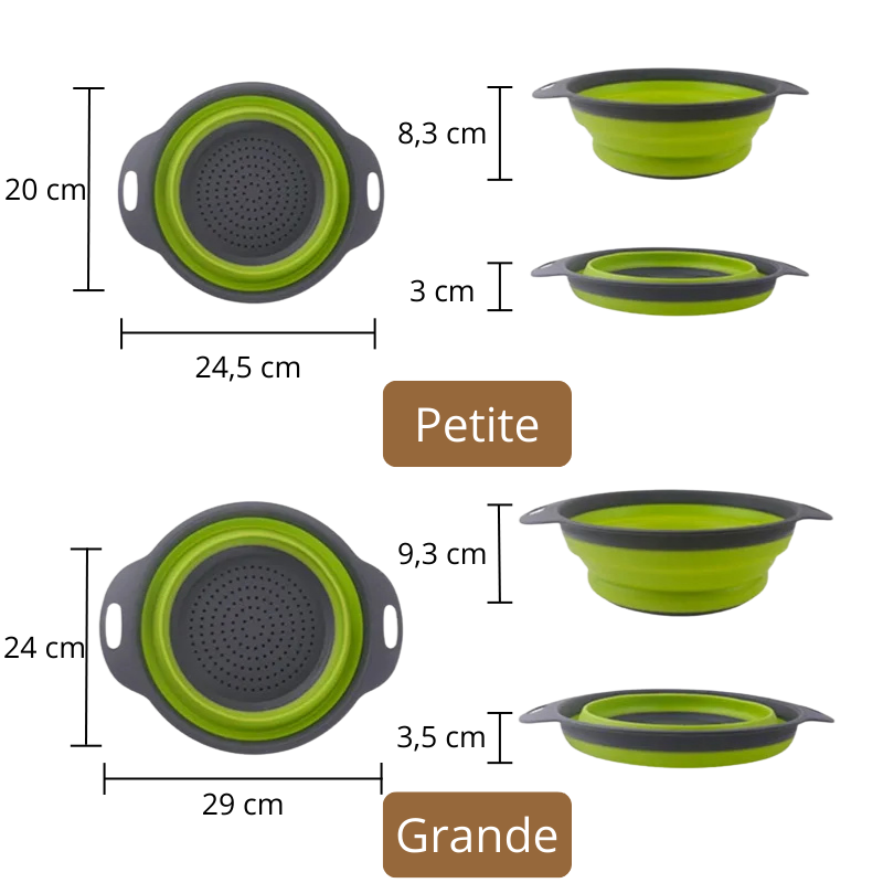 Passoire Pliable en Silicone