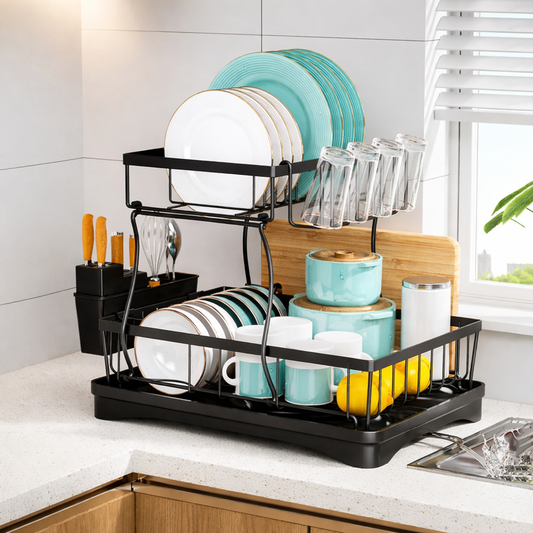 Égouttoir 2 Niveaux – Gain de Place