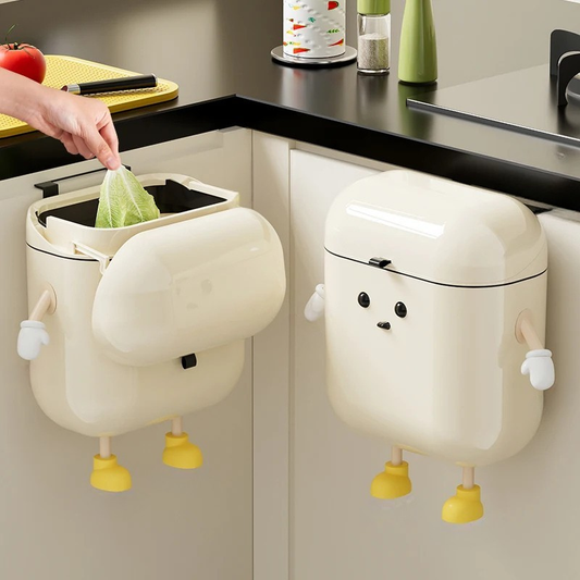 Poubelle Murale de Cuisine – Gain de Place & Fixation Sans Perçage